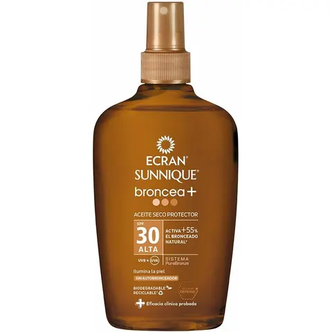 Ecran Sunnique Broncea+ Aceite Protector SPF30 200 ml – imagen 2