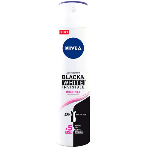 NIVEA Black&White Invisible Desodorante 200 ml – imagen 2