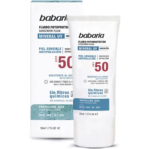 Babaria Solar Mineral UV SPF50 50ml – imagen 2