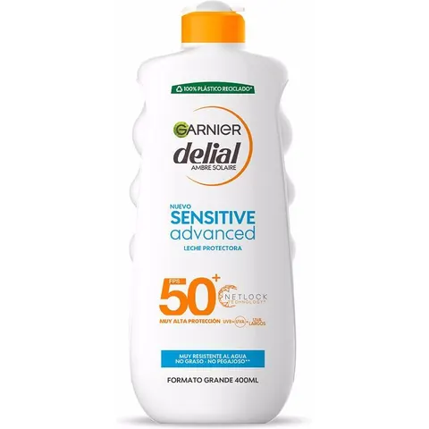 Garnier Delial Sensitive Advanced Leche SPF50+ 400 ml – imagen 3