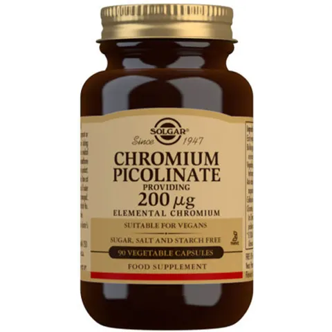 Solgar cromo picolinato 200mcg 90cap. – imagen 4