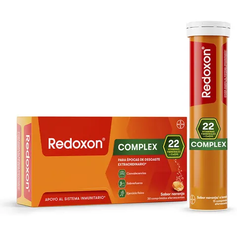 Redoxon Complex Vitamina C, E, Zinc 30 Comprimidos Efervescentes – imagen 4