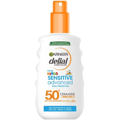 GARNIER Kids Sensitive Advanced Spray Protector SPF50+ 150 ml – imagen 2