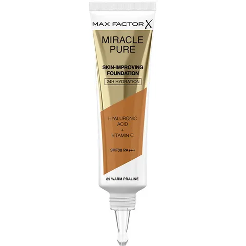 Max Factor Miracle Pure Skin-Improving Base Maquillaje 89 Warm – imagen 3