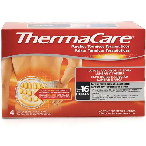 Thermacare lumbar cadera parches térmicos 4 u – imagen 2