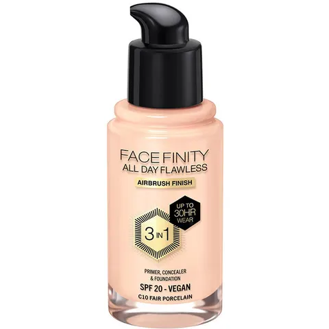 Max Factor Facefinity 3 in 1 Primer Concealer & Foundation C10 Fair – imagen 3