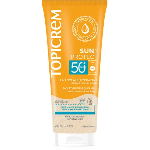 Topicrem Sun Protect Leche SPF50+ 200 ml – imagen 4