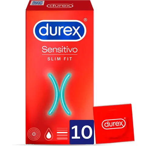 Durex Condones Sensitive Slim Fit x10 – imagen 2