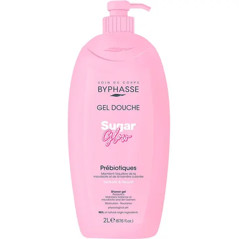 Byphasse Sugar Glow gel de ducha prebiótico 2000 ml – imagen 2