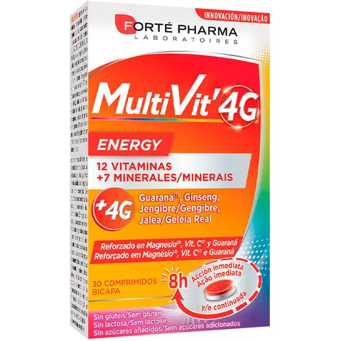 Forte Pharma Multivit'4G Energy 30 comp – imagen 4
