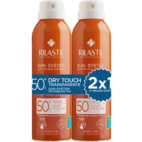 Rilastil Sun System Dry Touch Spray SPF50+ 2x200 ml – imagen 3