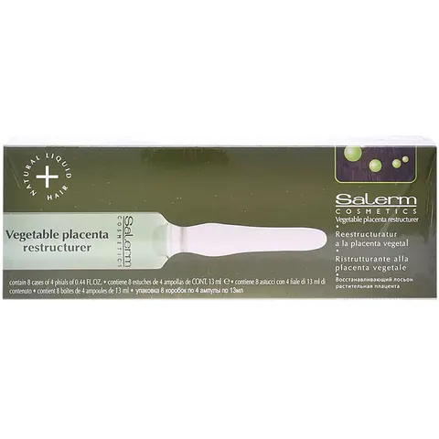 Salerm Vegetable Placenta restructurer 32 x 13 ml – imagen 2