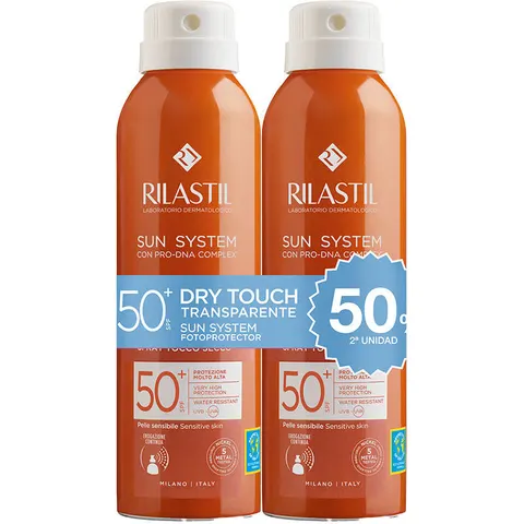 Rilastil Sun System Dry Touch SPF50+ 2x200 ml – imagen 2
