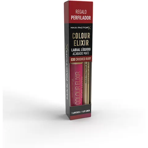 Max Factor Colour Elixir Lipliner Soft Matte lote #030-Crushed Ruby – imagen 2