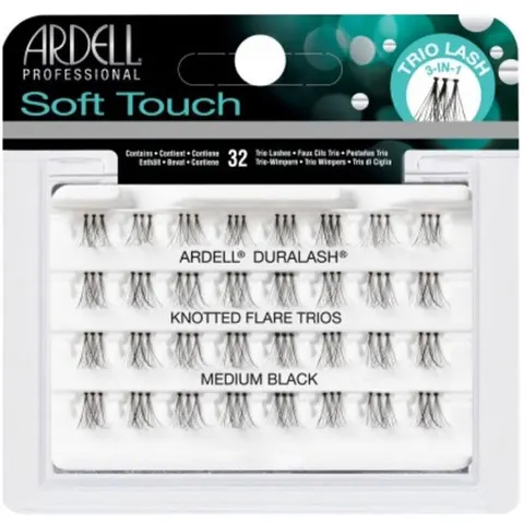 Ardell Lash Trios knot-free soft touch #medium black – imagen 2