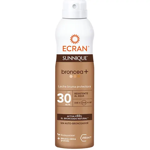 Ecran Sunnique Broncea+ Protective Mist Spf30 250 ml – imagen 3