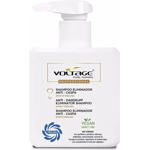 Voltage Cosmetics ANTI-CASPA champú efecto peeling 500 ml – imagen 2