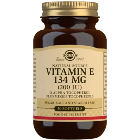 Solgar Vitamina E 200 UI 134 mg 50 comprimidos – imagen 4