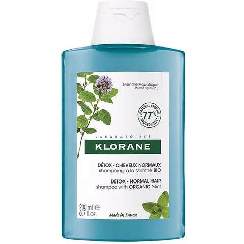 Klorane champu menta 200ml. bio – imagen 2