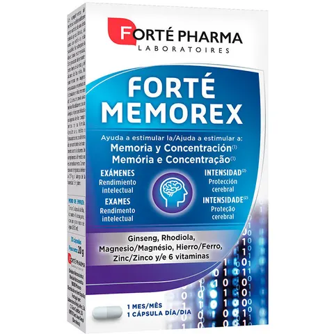 Forté Pharma Energy Memorex 30 Comprimidos – imagen 3