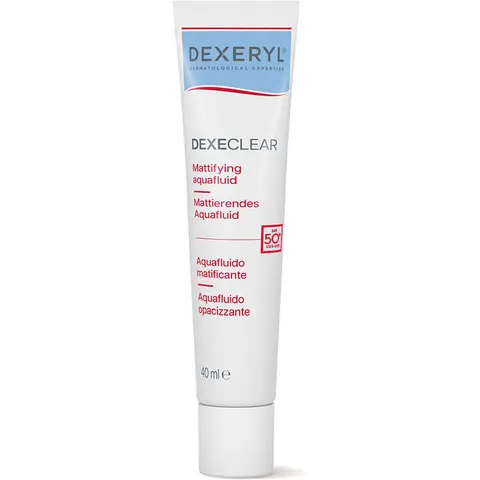 Dexeryl Dexeclear Aquafluido Matificante SPF50+ 40 ml – imagen 3