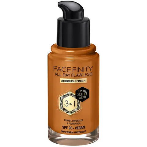 Max Factor Facefinity 3 in 1 Primer Concealer & Foundation W98 Warm – imagen 3
