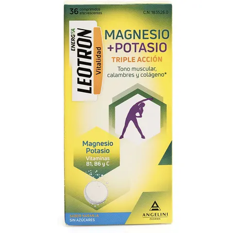 Leotron Magnesio + Potasio 30 Comprimidos – imagen 2