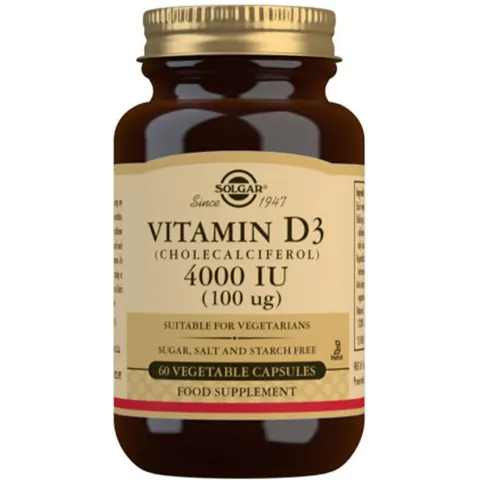 Solgar Vitamina D3 4000UI 60 VCaps – imagen 5