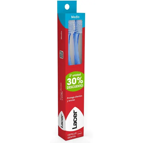 Lacer Technic Cepillo Dental Medio 2 uds – imagen 2