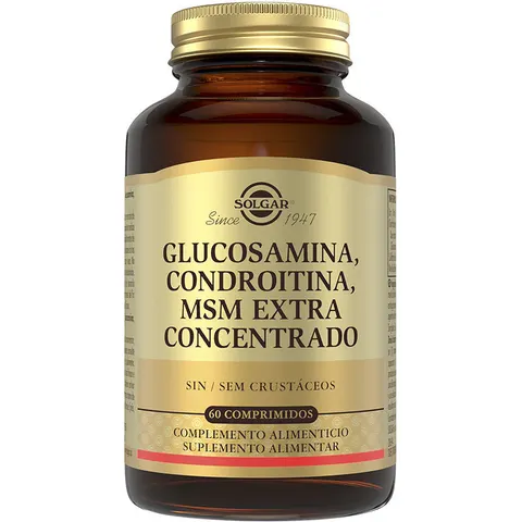Solgar Glucosamina Condroitina MSM 60 Comprimidos – imagen 2