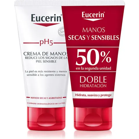 Eucerin pH5 Crema de Manos 2x75 ml – imagen 2