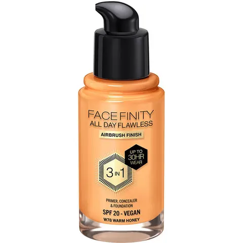 Max Factor Facefinity 3 in 1 Primer Concealer & Foundation W78 Warm – imagen 3