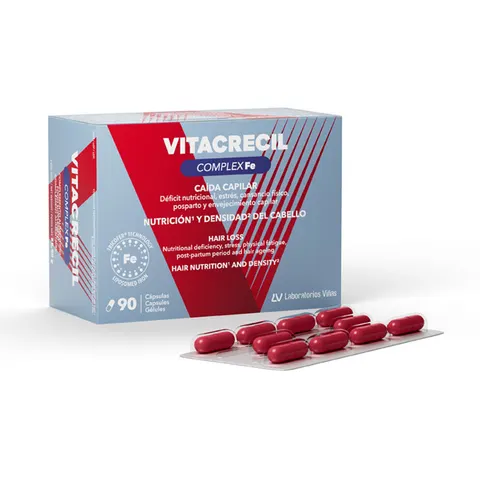 Vitacrecil Complex Fe Caída Capilar 90 Cápsulas – imagen 4