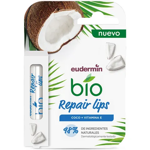 Eudermin Protector Labial Bio Reparador coco + vitamina E 4,8 gr – imagen 2