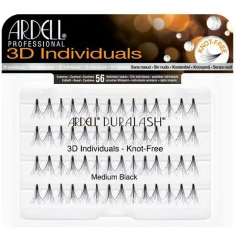 Ardell Pestañas Postizas 3D Individuales #medium black – imagen 3