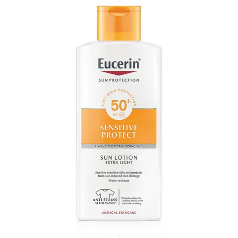 Eucerin Loción Solar Corporal Extra Light SPF50+ 400 ml – imagen 2
