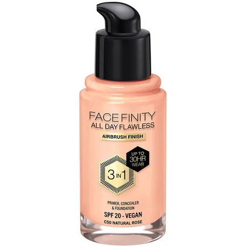 Max Factor Facefinity 3 in 1 Primer Concealer & Foundation C50 – imagen 3