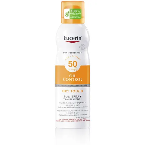 Eucerin spray transparente dry touch fps50+ 200ml. – imagen 2