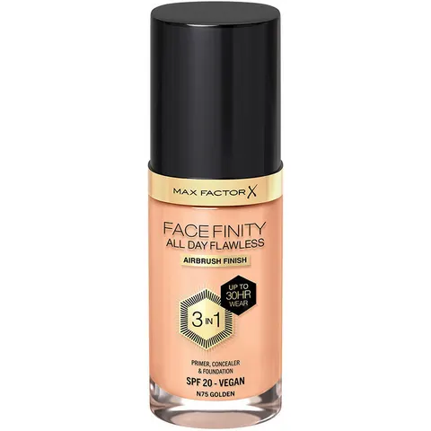 Max Factor Facefinity 3IN1 primer, concealer & foundation #75-golden – imagen 2