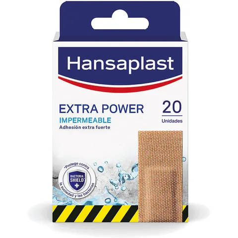 Hansaplast Hp Extra Power apósitos impermeables 20 u – imagen 3