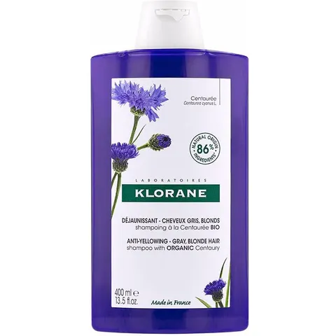Klorane Champú Centaurea Cabellos Grises Bio 400ml – imagen 2