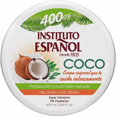 Instituto Español Crema Corporal Coco 400ml – imagen 3