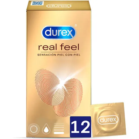 Durex profilactico real feel 12ud. – imagen 2