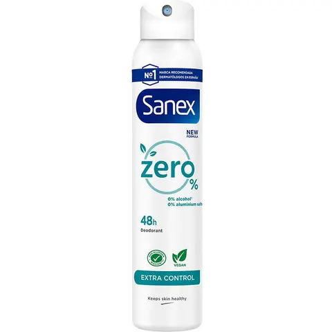 SANEX Zero% Extra Control Deo 200ml – imagen 2