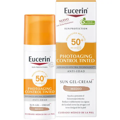 Eucerin cc crema solar con color medium fps50+ 50ml. – imagen 3