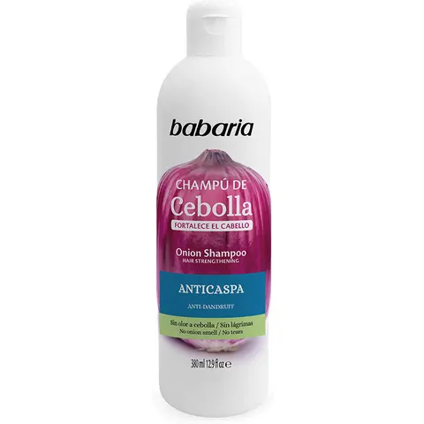 Babaria Cebolla champú anticaspa 380 ml – imagen 2