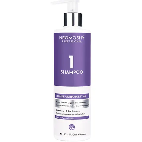 Neomoshÿ Blonde Ultraviolet Ω9 shampoo 300 ml – imagen 2