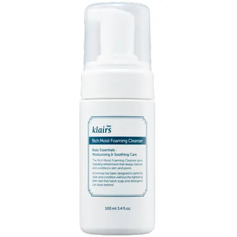 Klairs Rich Moist foaming cleanser 100 ml – imagen 2
