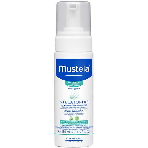 Mustela Stelatopia Champú Mousse 150 ml – imagen 4