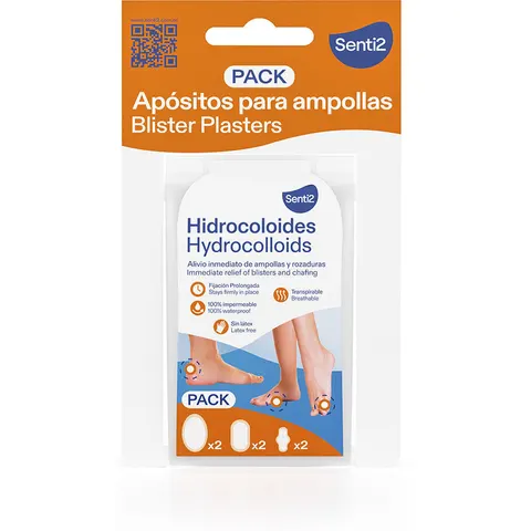 Senti2 Apósitos hidrocoloides surtido 6 u – imagen 3